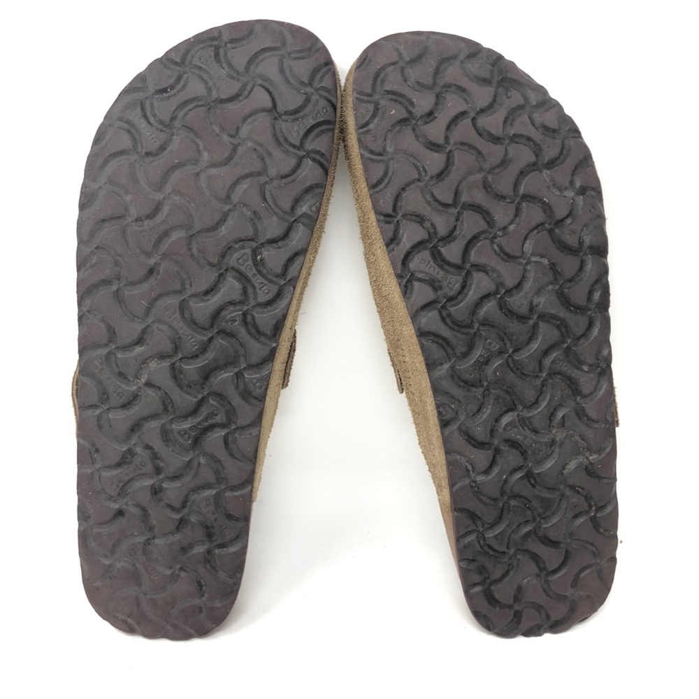 Betula by Birkenstock Boston Beige Suede Clogs - Picture 7 of 7